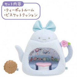 Peluche Teapot Room And Biscuit Cushion Sumikko In Wonderland