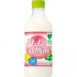 Plastic Bottle Milky Peach Flavor 430ml GREEN DA-KA-RA