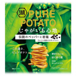 Potato Chips Legendary Pepper and Rock Salt Flavor Koikeya