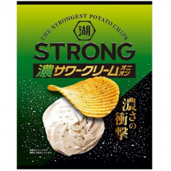 Chips STRONG Saveur Crème Aigre Épaisse à l'oignon Koikeya