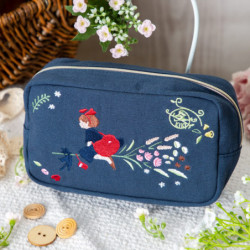 Square Pouch Flower Wreath Embroidery Series Kiki's Delivery Service