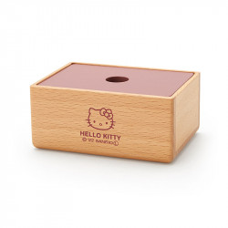 Wooden Tissue Case Hello Kitty
