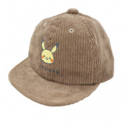 モンポケ コーデュロイキャップ ピカチュウ Pikachu 52cm