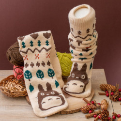Blanket Socks 22-26 Beige 350 My Neighbor Totoro
