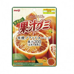 明治 meiji果汁グミ 有機 ブラッドオレンジ 68g