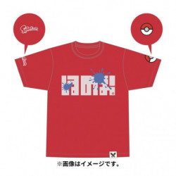 T-Shirt 140 Type Feu Splatoon × Pokémon