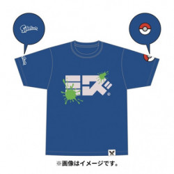 T-Shirt L Type Eau Splatoon × Pokémon