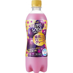 Plastic Bottle Grape 500ml Calpis Soda