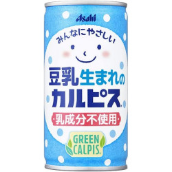 Can Drink Soy Milk 190ml Green Calpis
