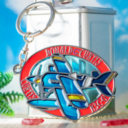 Stained Glass Keychain Curtis Porco Rosso