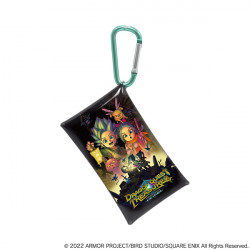 Clear Case Keychain Camus and Maya Dragon Quest Treasures Blue Eyes and the Compass of the Sky