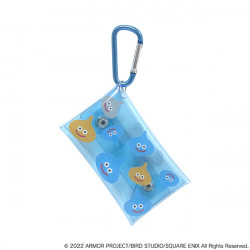 Clear Case Keychain Slime Dragon Quest Treasures Blue Eyes and the Compass of the Sky