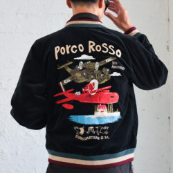 Sukajan Jacket M 30th Anniversary Porco Rosso GBL x Studio D'ARTISAN
