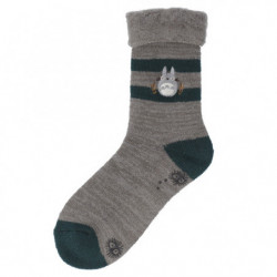 Socks Lines Gray Ver. 23-25 cm My Neighbor Totoro