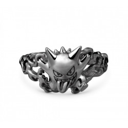 Ring Silver Black Coating Gengar Pokémon x U Treasure