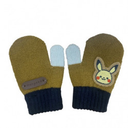 Gants en tricot mitaines Pikachu Pokémon Monpoké