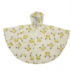 Rain Poncho Pikachu Beige Pokémon Monpoké
