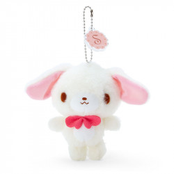 Plush Keychain Sugar Bunnies Shirousa Omoide no Sanrio Heisei Design
