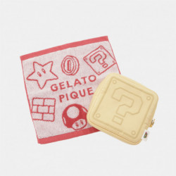 Hand Towel and Pouch RED F SUPER MARIO meets GELATO PIQUE