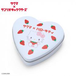 Boîte en Métal Hello Kitty Sanrio Sakuma Ichigo Milk