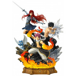 Figure Natsu, Gray, Erza and Happy Fairy Tail
