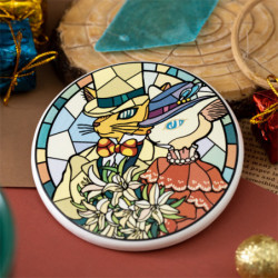 Porcelain Coaster Baron and Luisa Whisper of the Heart