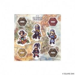Acrylic Stands Set West Continent Octopath Traveler II