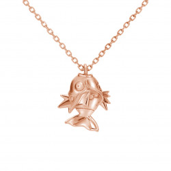 Silver Necklace Pink Gold Coating Magikarp Pokémon x U Treasure