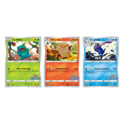Bulbasaur, Arcanine and Greninja Promo Card Set Pokémon 337-338-339/S-P