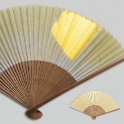 Folding Fan ariake Kanazawa Leaf Foil Beauty