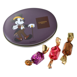Assortiment G Cube Chocolats avec Étui en Métal Mickey GODIVA x Disney Valentine 2023