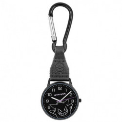 Carabiner Watch PM-HB02-Black J-Axis Character Pokemon