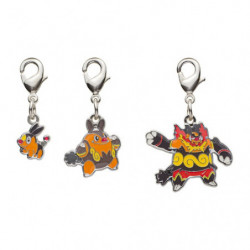 Porte-clés Métalliques Set 498・499・500 Pokémon