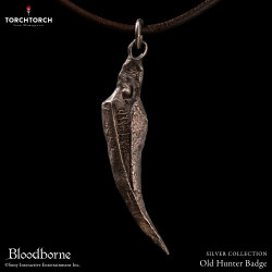 Silver Necklace M Old Hunter Badge Bloodborne x TORCH TORCH