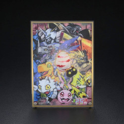 Panneau Acrylique Commemorative Visual Pattern Digimon Digital Monster 25th Anniversary
