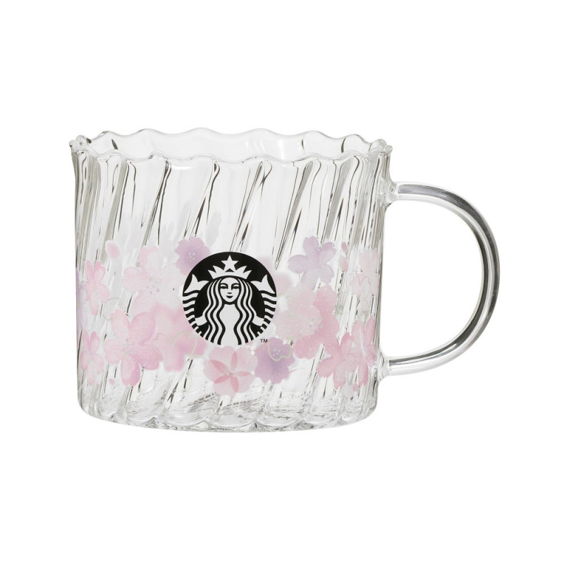 Glass Mug Twist Line Starbucks SAKURA2023