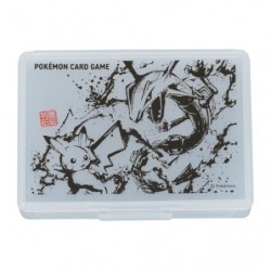 Game Case Pikachu and Rayquaza Calligraphy Sumie Retsuden Pokemon TCG Japan