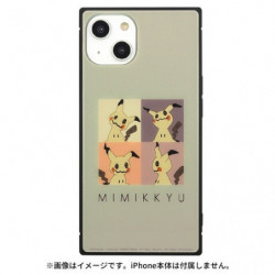 Case Square Glass iPhone 14/13 Mimikyu Pokémon