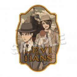 Sticker Levi and Hange Attack on Titan The Final Season