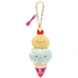 Plush Keychain Ebi Furai No Shippo Popping Shower Sumikko Gurashi x Baskin Robbins