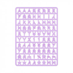 Accessoires Porte-clés Alphabet Parts Violet Sanrio My Pachirun