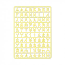 Keychain Accessories Alphabet Parts Yellow Sanrio My Pachirun