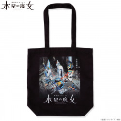 Tote Bag Black Gundam The Witch from Mercury EXPO