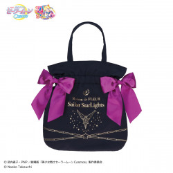 Tote Bag Double Ribbon Star Maker Pretty Guardian Sailor Moon Cosmos x Maison de FLEUR