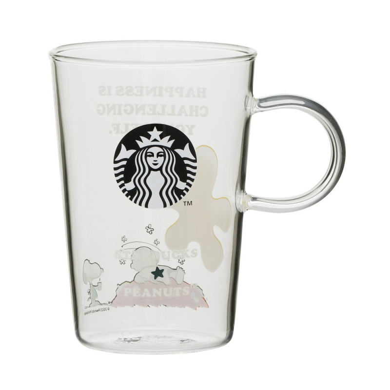 Glass Mug Charlie Brown Starbucks JAPAN x PEANAUTS - Meccha Japan