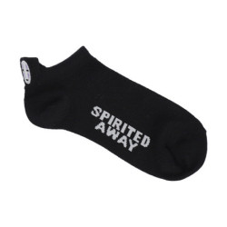 Socks Heel Design 23-25 Black Spirited Away