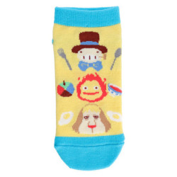 Chaussettes 23-25 Three Characters Yellow Le Château Ambulant