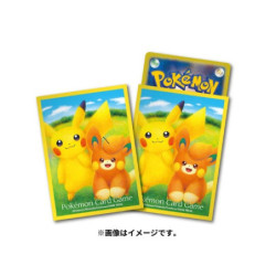 Card Sleeves Pikachu and Pawmi Pokémon