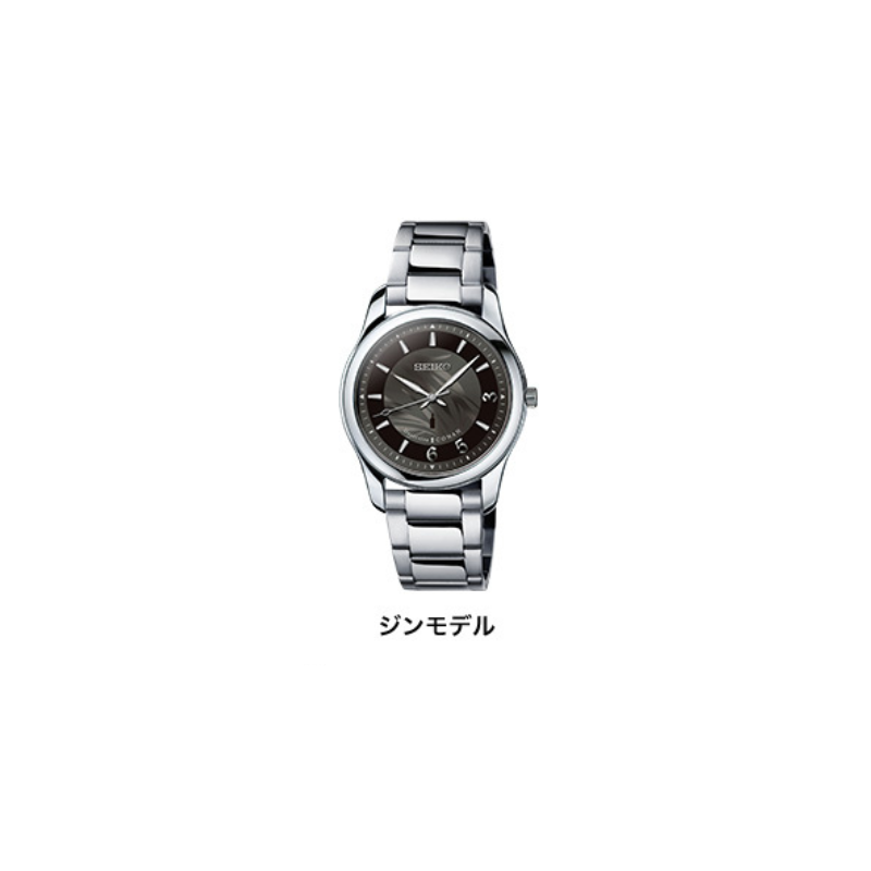 名探偵コナン×セイコー オフィシャル腕時計 展示用アクリルスタンド付き ジンモデル M - Meccha Japan