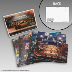 Calendrier Carte Postale Set Octopath Traveler Champions of the Continent
